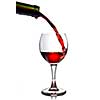 Pouring red wine in goblet