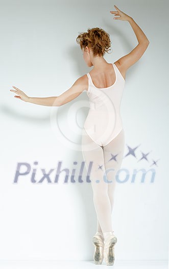 Ballet dancer. Train in the studio. Workout. Ballet dancer. Train in the studio. Workout.