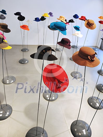 lady hat fashion object shop in modern butique indoor lady hat fashion object shop in modern butique indoor