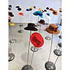 lady hat fashion object shop in modern butique indoor