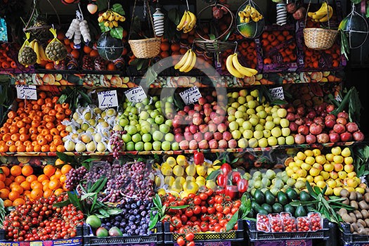 fresh healthy organic food fruits and vegetables at market fresh healthy organic food fruits and vegetables at market