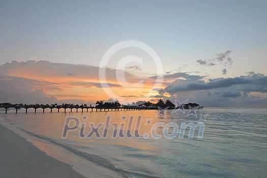 tropical beach nature landscape scene with white sand at summer tropical beach nature landscape scene with white sand at summer