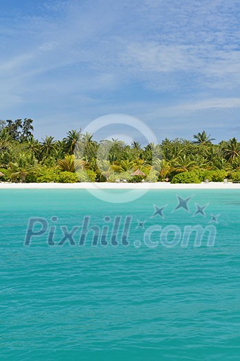tropical beach nature landscape with white sand at summer tropical beach nature landscape with white sand at summer