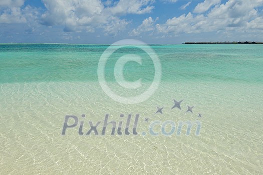 tropical beach nature landscape with white sand at summer tropical beach nature landscape with white sand at summer