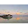 tropical beach nature landscape scene with white sand at summer