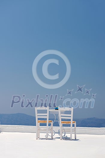 summer vacation on beautiful vulcanic island santorini at greece summer vacation on beautiful vulcanic island santorini at greece