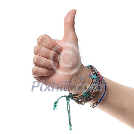 gesturing hand OK isolated on white gesturing hand OK isolated on white