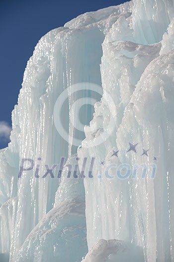 ice and snow at winter nature background ice and snow at winter nature background