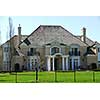 Luxury home in early spring