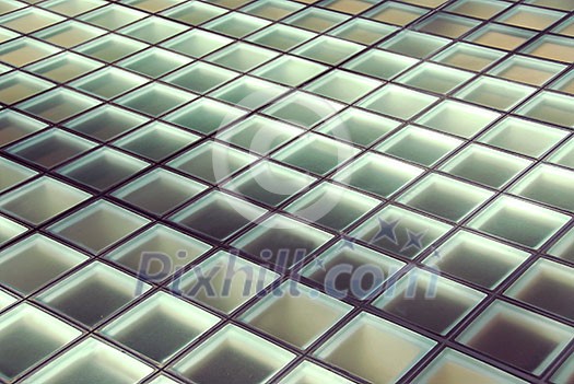 Background of glass squares floor lit from below Background of glass squares floor lit from below