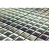 Background of glass squares floor lit from below