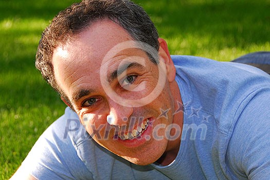 Portrait of a laughing happy man Portrait of a laughing happy man