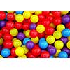 Background of colorful plastic balls at indoor playground