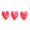 Sugar candy Valentine's hearts isolated on white background