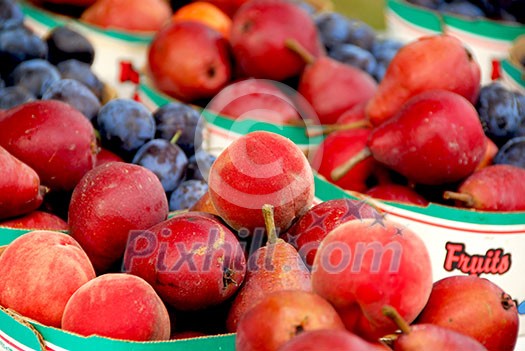Fruits for sale at farmer's market Fruits for sale at farmer's market