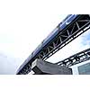 Automated people mover monorail at Toronto International airport