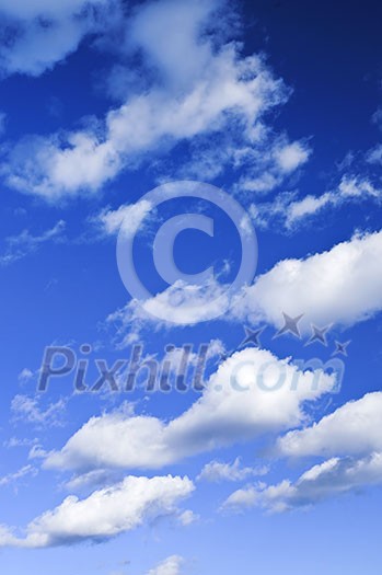 Background of blue sky with white clouds Background of blue sky with white clouds