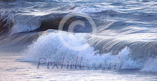 Big crashing wave in a stormy ocean Big crashing wave in a stormy ocean