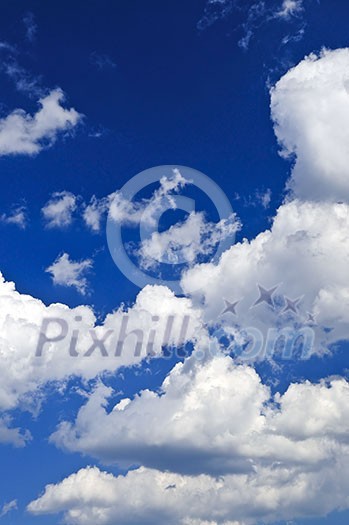Background of blue sky with white clouds Background of blue sky with white clouds