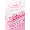 Pink infant girl clothing for baby shower