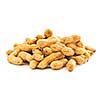 Closeup on pile of peanuts with shells