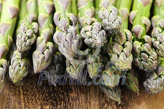 Close up of fresh green organic asparagus Close up of fresh green organic asparagus