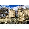 Tower of London historic building in England