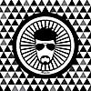 vector character cartoon hipster style  