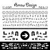 vector arrow sign icon set 