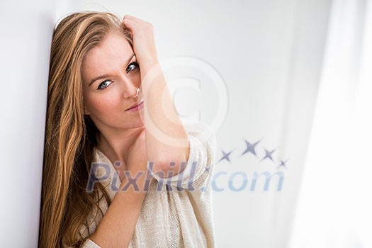 Portrait of a pretty, young woman Portrait of a pretty, young woman