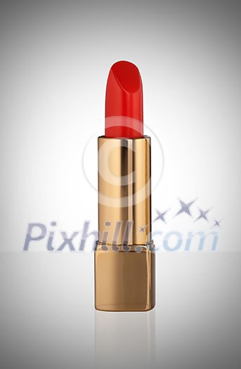 Red lipstick isolated on white background Red lipstick isolated on white background