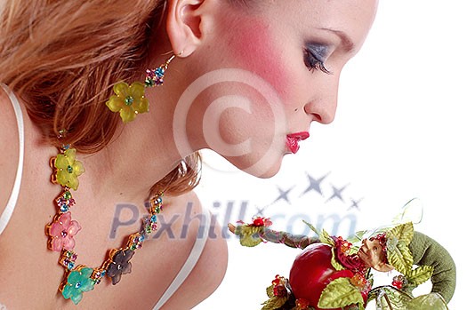 Girl kissing toy Girl kissing toy