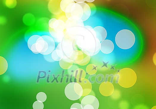 Abstract background green image with bokeh lights Abstract background green image with bokeh lights