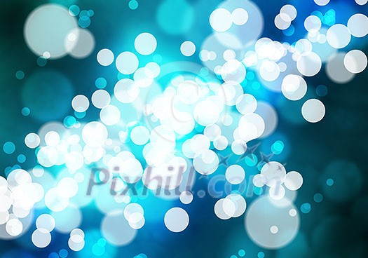 Abstract background blue image with bokeh lights Abstract background blue image with bokeh lights