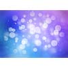 Abstract background blue image with bokeh lights