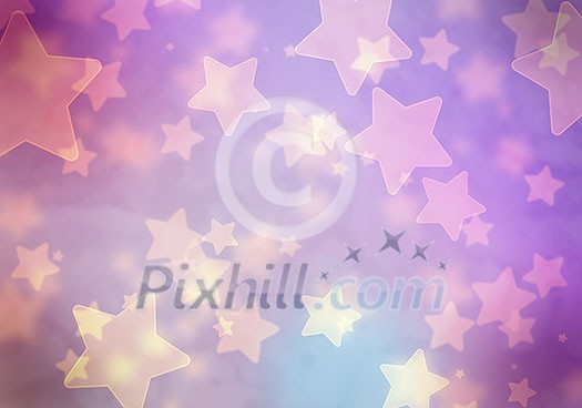 Abstract background image with bokeh lights and stars Abstract background image with bokeh lights and stars