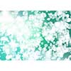 Abstract background green image with bokeh lights