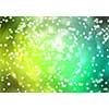 Abstract background green image with bokeh lights