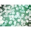 Abstract background green image with bokeh lights