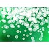 Abstract background green image with bokeh lights