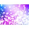 Abstract background purple image with bokeh lights