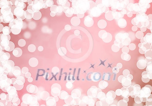 Abstract background pink image with bokeh lights Abstract background pink image with bokeh lights