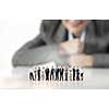 Businesswoman looking at group of businesspeople in miniature