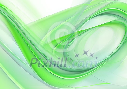 Background abstract image with loops and springs Background abstract image with loops and springs