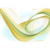 Background abstract image with loops and springs