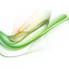 Background abstract image with loops and springs