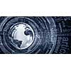 Digital technology background image with connection concept