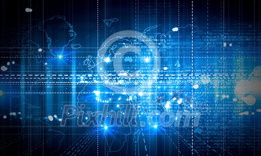 Digital background with infographs and business concepts Digital background with infographs and business concepts