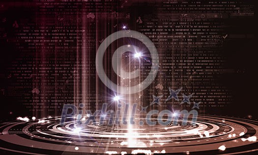 Digital technology background image with connection concept Digital technology background image with connection concept
