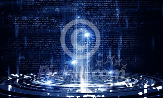 Digital technology background image with connection concept Digital technology background image with connection concept